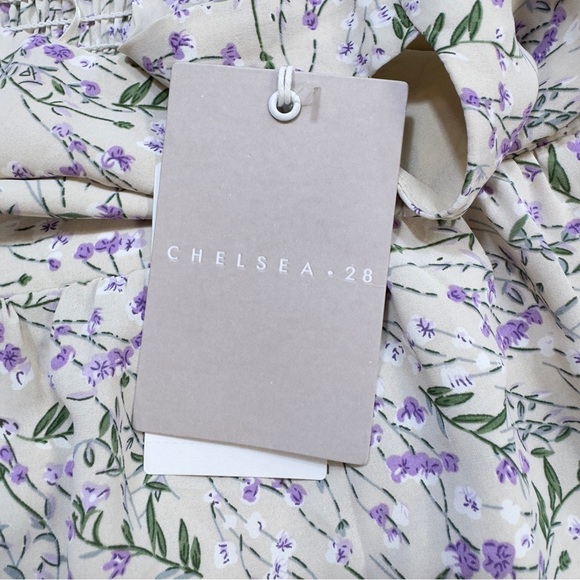 Chelsea28 Lavender Floral Sleeveless Maxi Dress Size Small‎ Flowy NEW - Picture 15 of 16